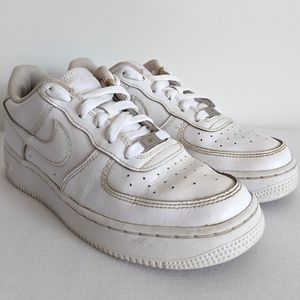 Nike Air Force 1 AF1 Triple White Lows Premium Sneakers